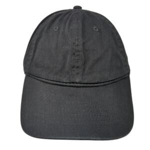 George Slideback Hat Black One Size Solid Blank Outdoor Adjustable
